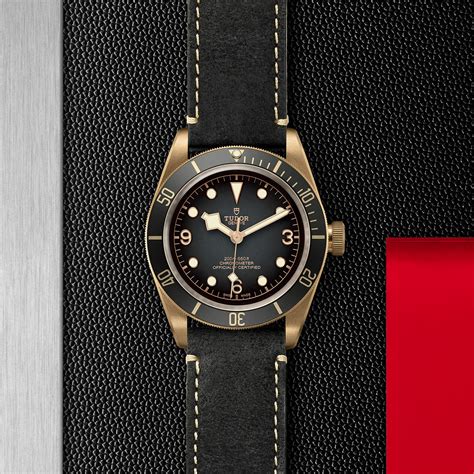 tudor bronze leather strap.